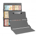 WhiteCoat Clipboard® Trifold - Silver Flight Medic Edition